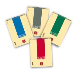 Blocco Pignastyl spiralato - 1 rigo - A5 -  80gr - 60 fogli - Pigna
