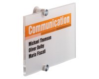 Targa per porte/pareti Crystal Sign - 21 x 14,8 cm - Durable