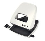 Perforatore 5008 New NeXXt WOW - passo 8 cm - max 30 fogli - 2 fori - bianco perla - Leitz