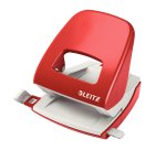 Perforatore 5008 - passo 8 cm - max 30 fogli - 2 fori - rosso - Leitz
