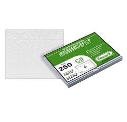 Busta adesiva Speedy Doc - senza stampa - C5 - 23 x 16,5 cm - PPL/PE - trasparente - Favorit - conf. 250 pezzi