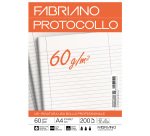 Foglio protocollo - A4 - uso bollo - 60 gr - Fabriano - conf. 200 pezzi