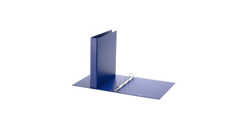 Raccoglitore Europa - 22 x 30 cm - 4 anelli tondi 40 mm - blu - Favorit