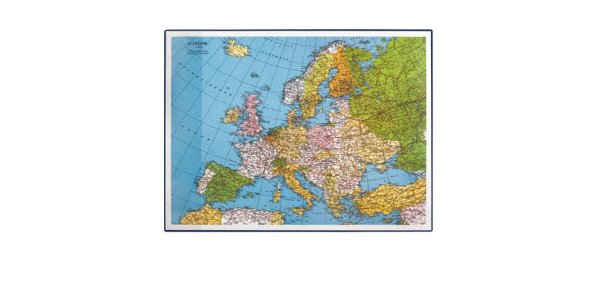 Sottomano Geographic Europa Läufer - 40 x 53 cm - Lebez