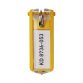 Portachiavi Key Clip - giallo - Durable - conf. 6 pezzi