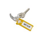 Durable Key Clip Yellow 6 pc(s)