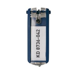 Portachiavi Key Clip - blu - Durable - conf. 6 pezzi