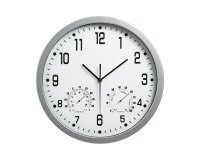 Orologio da parete Weather Station 3217 - diametro 35 cm - bianco - Lebez