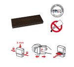 Tampone di ricambio E/45 - nero - Colop