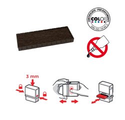 Tampone di ricambio E/45 - nero - Colop