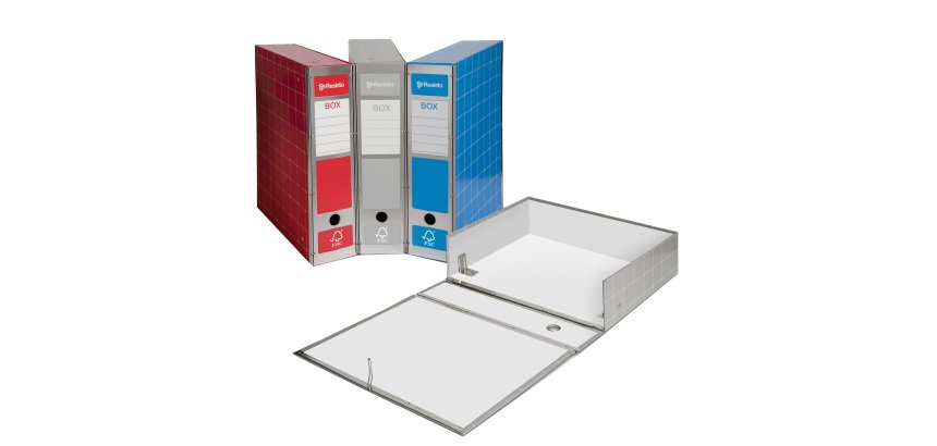 Resisto RESX401 box file Blue Cardboard, Wood