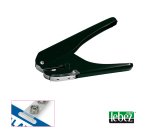 Perforatore per badge 9770 - foro 15 x 4 mm - nero - Lebez