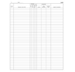 Registro arrivi/partenze - 31 x 24,5cm - 46pg - Edipro