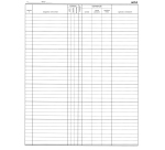 Registro arrivi/partenze - 31 x 24,5cm - 46pg - Edipro