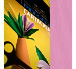 Cartoncino CartaCrea - 35 x 50 cm - 220 gr - fucsia - Fabriano - blister 10 fogli