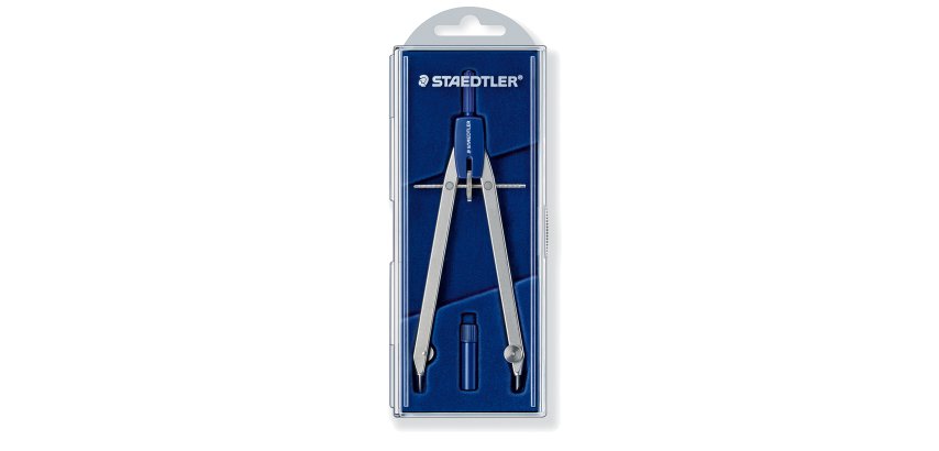 Staedtler 557 00SK-I bow compass Blue, Nickel