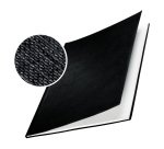 Copertine Impressbind - rigide - 21 mm - finitura lino - blu - Leitz - scatola 10 pezzi