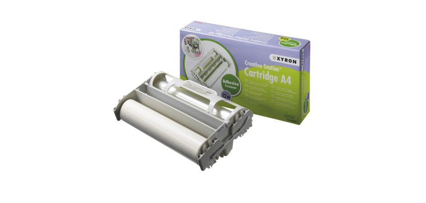 Bobina film per Stazione Creativa - adesivizzazione permanente - A4 - 12 mt - Xyron