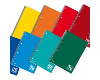 Maxiquaderno One Color - A4+ - forato - microperforato - 1 rigo - 60 fogli - 80 gr - spiralato - Blasetti
