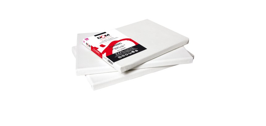 Tela pittura Classic - 18 x 24 cm - bianco - DOM