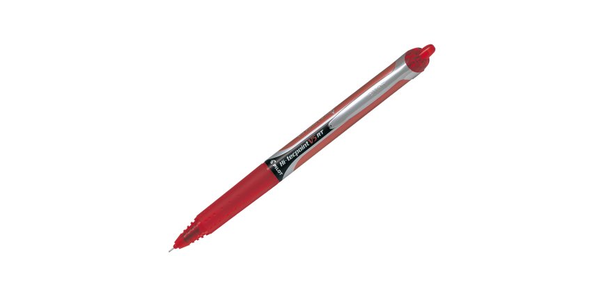 Roller a scatto Hi Tecpoint V5 RT - punta 0,5mm - rosso - Pilot