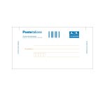 Cartolina raccomandata A/R - con adesivo rimovibile - 10 x 20cm - Edipro - conf. 100 cartoline