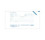 Cartolina raccomandata A/R - con adesivo rimovibile - 10 x 20cm - Edipro - conf. 100 cartoline