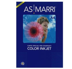 Carta Duo color Graphic - inkjet - A3 - 120 gr - 50 fogli - effetto opaco fronte/retro - bianco - As Marri