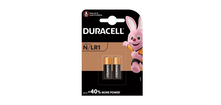 Pila - LR1 - 1,5V - MN9100 - Duracell - blister 2 pezzi