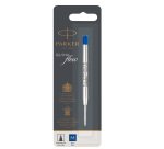 Refill sfera QuinkFlow - punta media - metallo - blu  - Parker