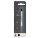 Refill sfera QuinkFlow - punta media - metallo - nero  - Parker