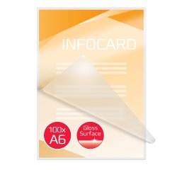 Pouches per plastificazione - A6 - 111x154 mm - 2x75 micron - GBC - scatola 100 pezzi