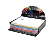 Cartoncino Cartacrea - 35x50cm - 220gr - colori assortiti - Fabriano - Expo 260 pezzi