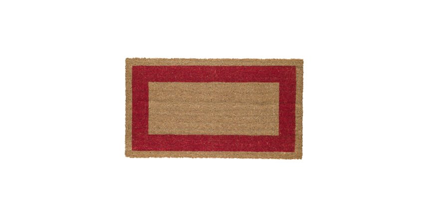Zerbino Cocco - 45 x 80 cm - fondo in vinile - rosso - Velcoc