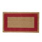 Zerbino Cocco - 45 x 80 cm - fondo in vinile - rosso - Velcoc