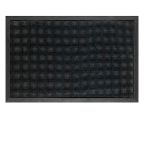 Tappeto Roller - 46 x 70 cm - gomma - nero - Velcoc