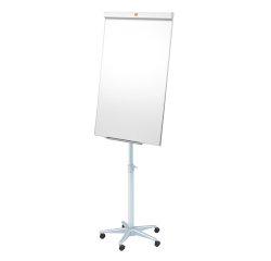 Lavagna portablocco Classic con ruote - 100 x 67,5 cm - bianco - Nobo