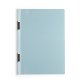 Cartellina con molla Duraclip - PVC - A3 - azzurro - Durable