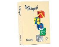 Carta Le Cirque - A3 - 80 gr - giallo pastello 100 - Favini - conf. 500 fogli