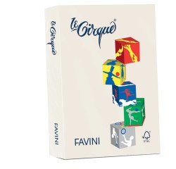 Carta Le Cirque - A3 - 80 gr - avorio pastello 110 - Favini - conf. 500 fogli