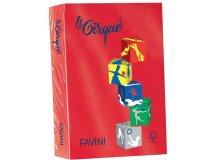 Carta Le Cirque - A3 - 80 gr - rosso scarlatto 209 - Favini - conf. 500 fogli