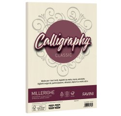 Favini Millerighe Calligraphy printing paper A4 (210x297 mm) 50 sheets Ivory
