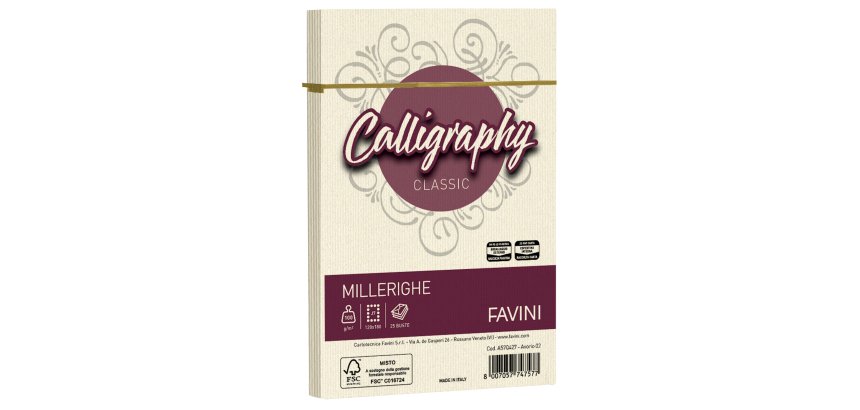 Favini Millerighe Calligraphy envelope Ivory 25 pc(s)