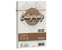 Busta Calligraphy Canvas - 120 x 180 mm - 100 gr - bianco 01 - Favini - conf. 25 pezzi