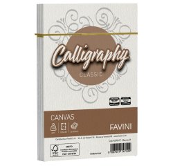 Busta Calligraphy Canvas - 120 x 180 mm - 100 gr - bianco 01 - Favini - conf. 25 pezzi