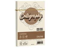 Busta Calligraphy Canvas - 120 x 180 mm - 100 gr - avorio 02 - Favini - conf. 25 pezzi