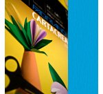 Cartoncino CartaCrea - 35 x 50 cm - 220 gr - azzurro - Fabriano - blister 10 pezzi