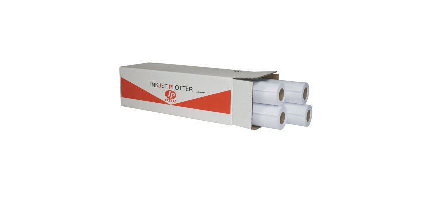Carta plotter JP One P.80M - 914 mm x 50 mt - 80 gr - inkjet - opaca - bianco - As Marri