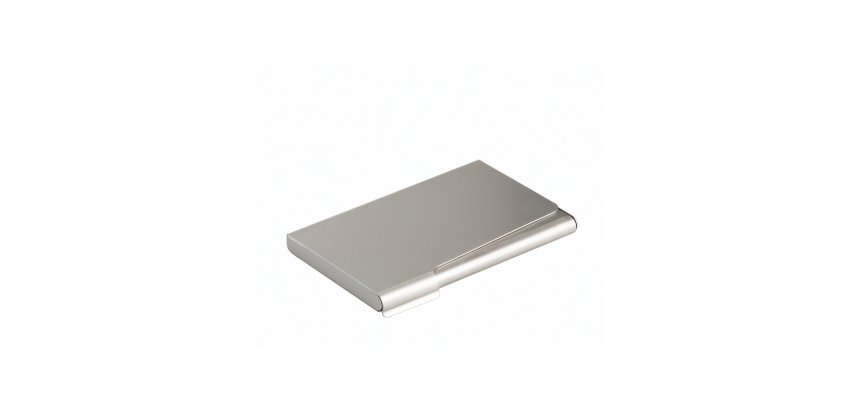 Porta biglietti da visita Business Card Box - 9x5,5 cm - alluminio - Durable