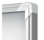 Bacheca per interni - fondo magnetico bianco - 4 fogli A4 - verticale - Nobo